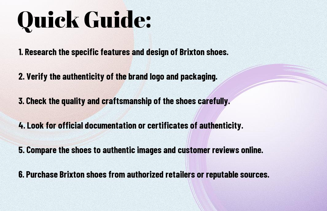 How To Authenticate Brixton Shoes For Women?